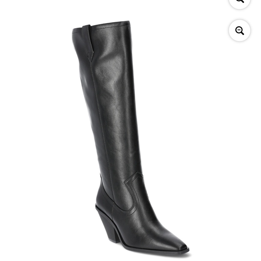 Sleek Black Heeled Boots